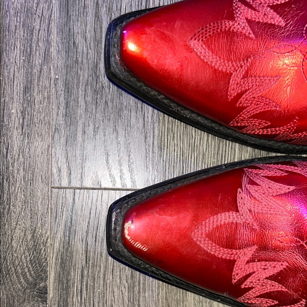 Red Ariat Women's ankle boots